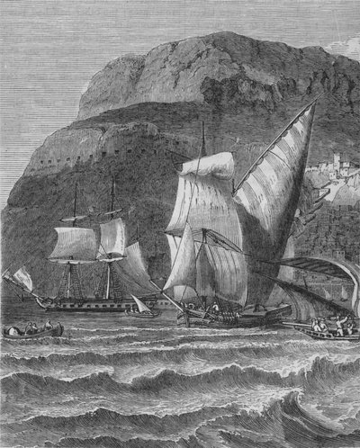 Gibraltár sziklája, 1880 alkotó: Unbekannt