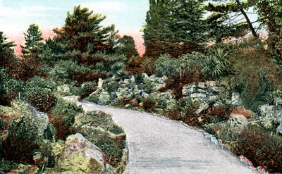 The Rockery, Kew Gardens, Richmond upon Thames, London, 20. század alkotó: Unbekannt