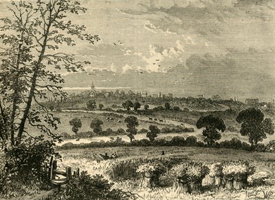 A római út, a Tufnell Park, 1838-ban, 1876 körül. alkotó: Unbekannt