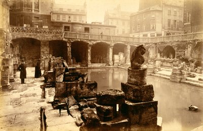 A római fürdő, Bath, 19. század alkotó: Unbekannt