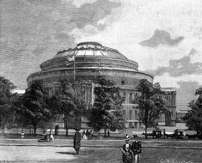 A Royal Albert Hall, Kensington, London, 1900 alkotó: Unbekannt