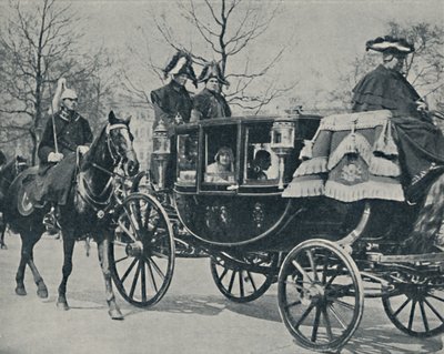 A királyi pár visszatér az apátságból, 1923, 1937. alkotó: Unbekannt