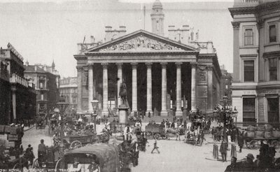The Royal Exchange, London, 19. század vége vagy 20. század eleje alkotó: Unbekannt