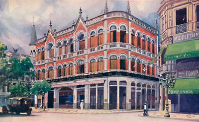 A Royal Mail Steam Packet Company irodái, Avenida Rio Branco., 1914 alkotó: Unbekannt