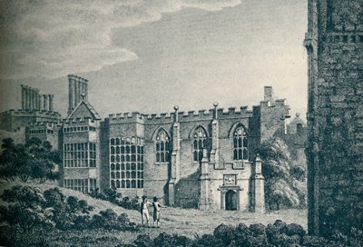 A Cowdray-ház romjai, Midhurst közelében, Sussex államban, 1907 alkotó: Unbekannt