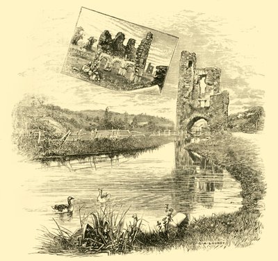 Mellifont apátság romjai, 1898. alkotó: Unbekannt
