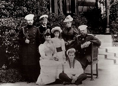 Az orosz császári család, c1892-c1894 alkotó: Unbekannt