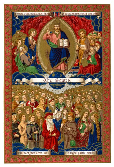 A szentek, 1886 alkotó: Unbekannt