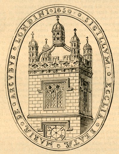 The Seal of Bow Church, 1650, 1897. alkotó: Unbekannt