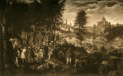 Keresztelő Szent János prédikációja, c1550, 1903. alkotó: Unbekannt