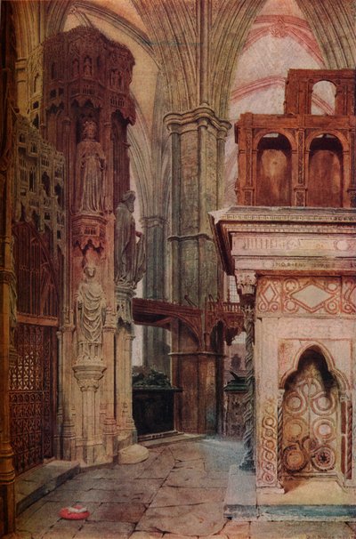 Hitvalló Edward szentélye és kápolnája, 1853, 1937 alkotó: Unbekannt