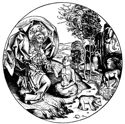 A teremtés hatodik napja, 1493 alkotó: Unbekannt
