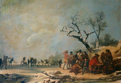 „The Skaters”, 18. vagy 19. század eleje alkotó: Unbekannt