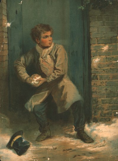 A hógolyózó, 19. század alkotó: Unbekannt
