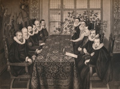 The Somerset House Conference, 1604, 1604, 1904 alkotó: Unbekannt