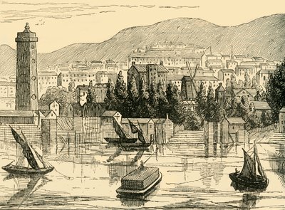 A Temze déli oldala, az Adelphi Terrace-ről készült, 1770, 1878. alkotó: Unbekannt