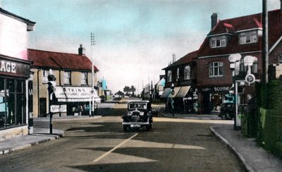The Square, Braunton, Devon, XX. század eleje alkotó: Unbekannt