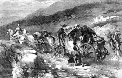 A múlt század színpadi edzője, 1855 alkotó: Unbekannt