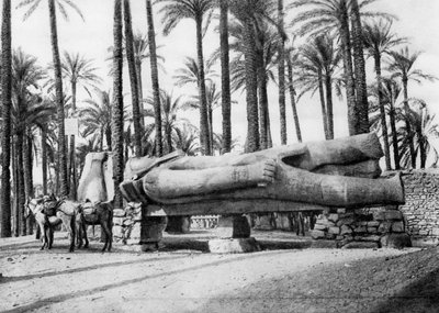 II. Ramszesz szobra, Kairó, Egyiptom, 1920-as évek alkotó: Unbekannt