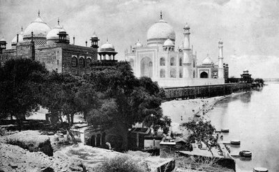 A Taj Mahal, Agra, XX. század alkotó: Unbekannt