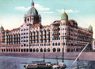 A Taj Mahal Palace Hotel, Bombay, India, 20. század eleje alkotó: Unbekannt