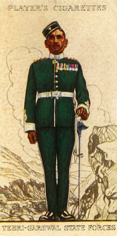 A Tehri-Garhwal Állami Erők, 1936. alkotó: Unbekannt