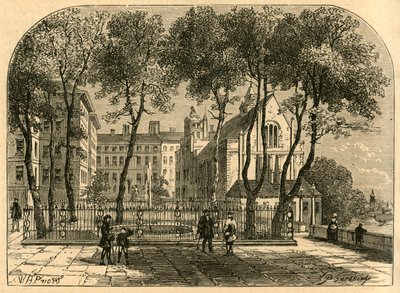 A templomi szökőkút egy régi nyomatból, 1897. alkotó: Unbekannt