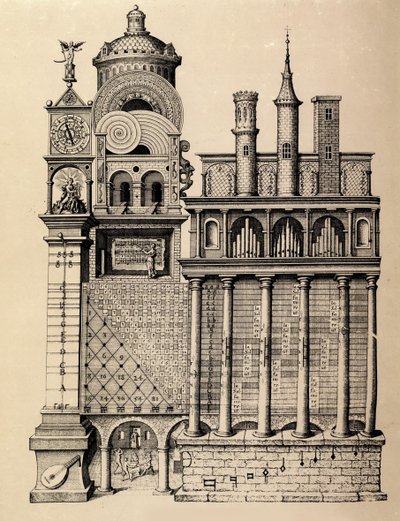 A zene temploma, Robert Fludd, 1617 alkotó: Unbekannt