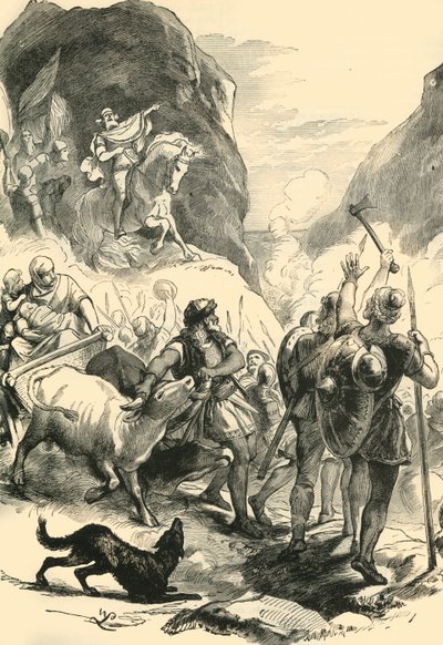A teutonok 1890 márciusában. alkotó: Unbekannt