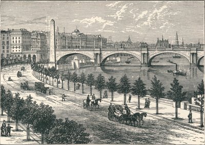 A Temze töltése, Kleopátras tűvel, 1896 alkotó: Unbekannt
