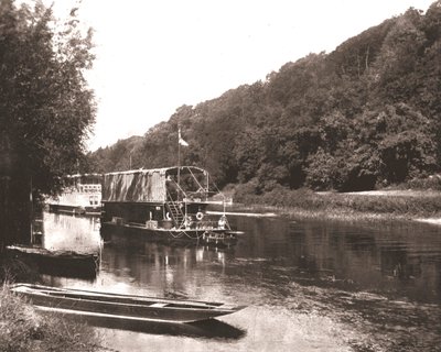 A Temze Cliveden Wood alatt, Berkshire, 1894. alkotó: Unbekannt
