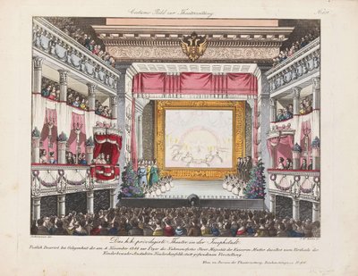 Theatre in der Josefstadt, 1844. alkotó: Unbekannt