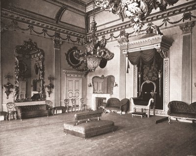 The Throne Room, Dublin Castle, Dublin, Írország, 1894. alkotó: Unbekannt