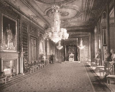 The Throne Room, Windsor Castle, Berkshire, 1894. alkotó: Unbekannt