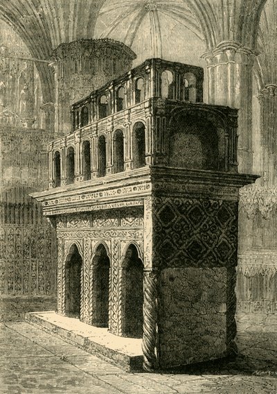 Hitvalló Edward sírja, 1881. alkotó: Unbekannt