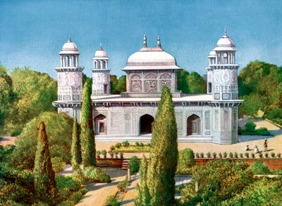 Itmad-ud-Dowlah sírja, Agra, India, XX. század eleje alkotó: Unbekannt