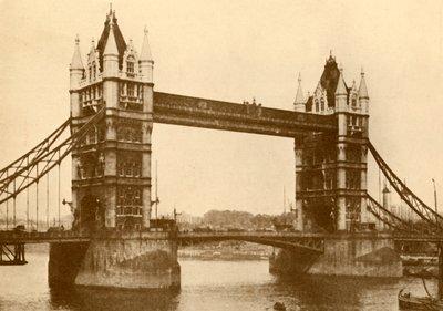 A Tower Bridge, London, 1930. alkotó: Unbekannt