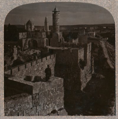 Dávid tornya. A Citadella legrégebbi része, 1900 körül alkotó: Unbekannt