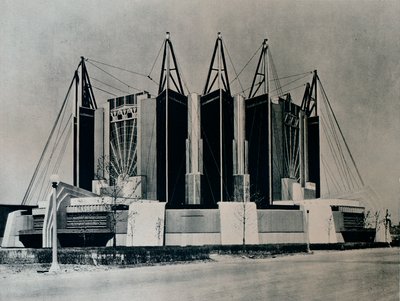 Az utazási és közlekedési épület, 1932 1933. alkotó: Unbekannt