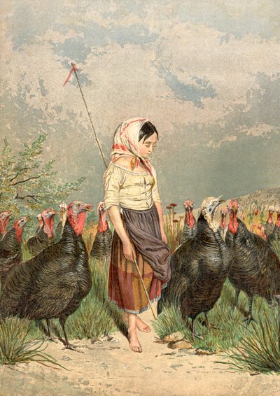 The Turkey Guardian, 1858 alkotó: Unbekannt