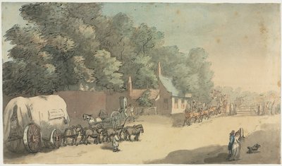 Turnpike Gate, 1700-as évek. alkotó: Unbekannt