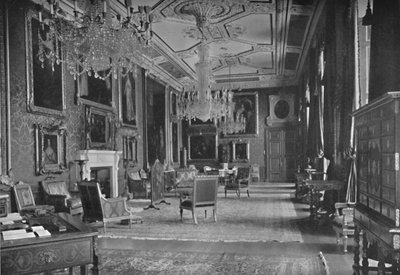A Van Dyck szoba, windsori kastély, 1927 alkotó: Unbekannt