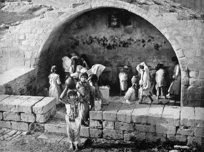 A szüzek kútja Názáretben, 1926 alkotó: Unbekannt