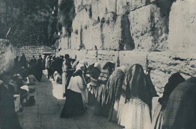 A Siratófal: Ősatyáik elveszett városának siralma napja, 1935. alkotó: Unbekannt