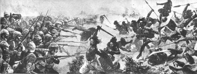 The War in the Soudan, 1883-1885: El Teb csata, 1884. február 29., 1901. alkotó: Unbekannt