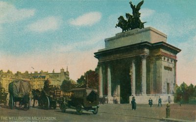 A Wellington Arch, London, 1910. alkotó: Unbekannt