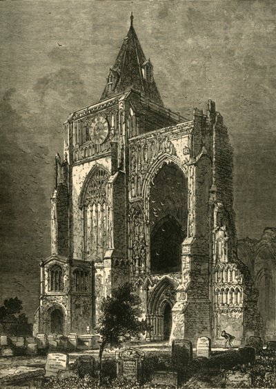 Nyugati Front, Crowland Abbey, 1898. alkotó: Unbekannt