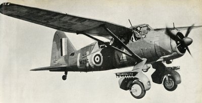 A Westland Lysander, 1941. alkotó: Unbekannt