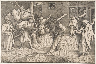 A vad ember avagy Orson és Valentine maskara, 1566. alkotó: Unbekannt