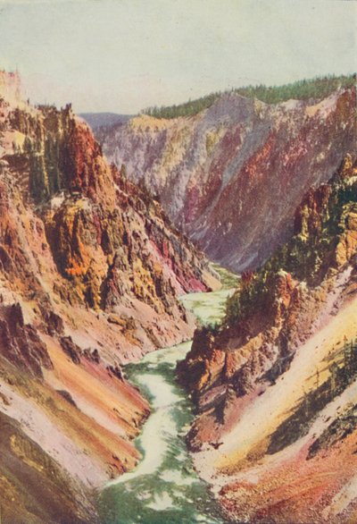 A Yellowstone folyó, 1916 alkotó: Unbekannt